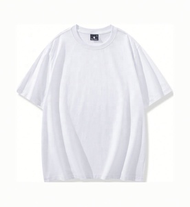 T-shirt sérigraphié personnalisé 100% coton fabricant de t-shirts personnalisés impression personnalisée en coton blanc t-shirts à col rond - Product Image 5