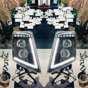 Per <span class=keywords><strong>Volvo</strong></span> Truck FH13 <span class=keywords><strong>FH16</strong></span> FM460 FH500 faro a LED 1 paia (LH + RH) nuovo OEM 21035637 21323106 21035638 21323108 lampada frontale - Product Image 3