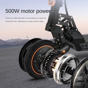 Manke Scooter MX-18 Adult 9.5inch 500W 48V 10.4A 35-40km/h MX-18 High-Powered Motor 500W Motor Delivers Acceleration. Long - Product Image 2