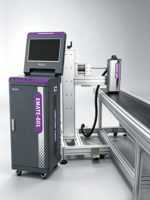 Imprimante jet d'encre UV à données variables PIJ, codage QR DataMatrix, numérotation anti-contrefaçon, un article un code, codeur industriel