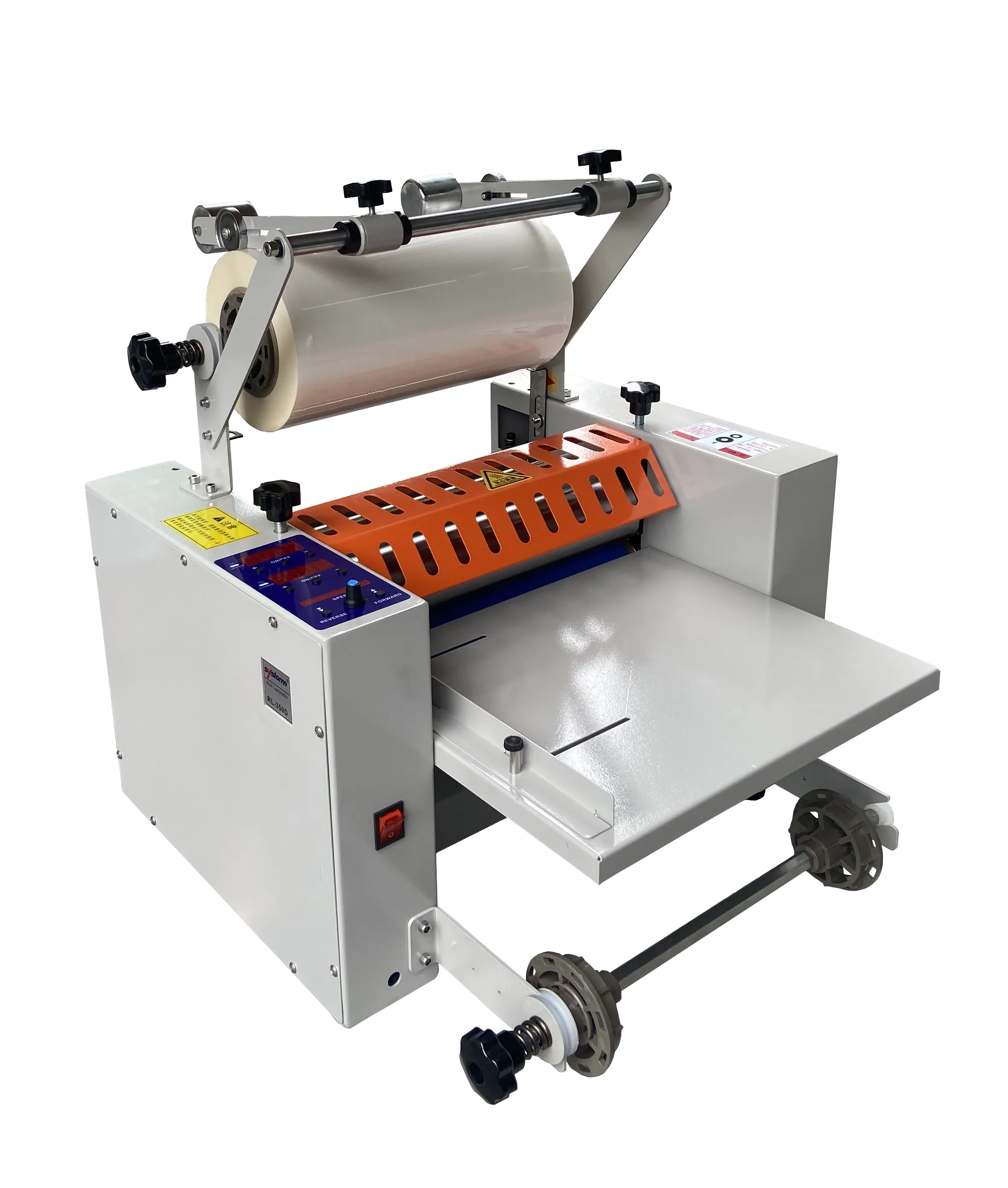 Automatischer Hochgeschwindigkeits-Kaltwalz laminator Kaltl amini maschine Manueller Kaltwalz laminator mit Ständer