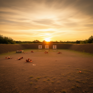 T-shirt à manches longues rétro vintage pour le tir au fusil de chasse, au tir à la volaille et au tir aux cibles en argile - Product Image 3