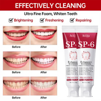 Pasta de dientes probiótica Sp6, limpieza Dental, cuidado bucal, blanqueamiento de dientes, pasta de dientes para eliminar el sarro y el aliento fresco
