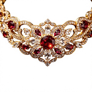 Conjunto de Joyería <span class=keywords><strong>Bellissimo</strong></span> con Collar Chapado en Oro para Mujer, Ideal para Fiestas, Bodas, Regalos, Compromisos y Banquetes Infantiles - Product Image 3