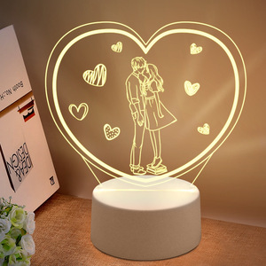 Lámpara TIGERGOODS 3D LED de Lujo <span class=keywords><strong>para</strong></span> Bebés, Lámpara Nocturna Acrílica Recargable por USB, Lámpara Decorativa <span class=keywords><strong>para</strong></span> Habitación, Regalo <span class=keywords><strong>para</strong></span> el Día de la Madre <span class=keywords><strong>2023</strong></span> - Product Image 3