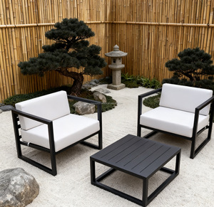 Vente chaude imperméable et crème solaire en acier inoxydable terrasse jardin hôtel chambre ensoleillée canapé d'extérieur - Product Image 3