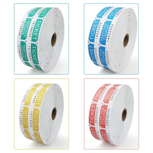 Boletos de Rifa Personalizados de 65 mm x 156 mm, Rollos de Boletos de Lotería con Diseño Colorido y Logotipo - Product Image 6