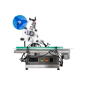 卸売価格ボトル自動ラベル貼り機フラットステッカーラベリングマシン卓上ラベリングマシン工場 - Product Image 2