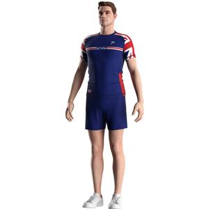 Rashguard pour hommes UK, série Elite nationale, UPF50+, séchage rapide, respirant, extensible, anti-frottement, chemise de compression - Product Image 6