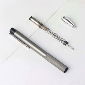 High Quality 1.0 mm Metal Click <b>Pen</b> Wholesale Promotional Novelty Logo Ballpoint Gift <b>Pen</b> Business School Writing Custom Brand - Product Image 5