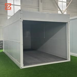 Conteneurs de <span class=keywords><strong>garage</strong></span> pliable de conception industrielle Garages préfabriqués compacts <span class=keywords><strong>en</strong></span> acier et garages à panneaux sandwich - Product Image 4