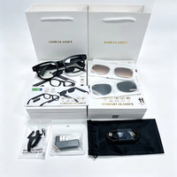 Lunettes de soleil intelligentes IA 2026 AIMB-G1 Max avec caméra IA intelligente 8MP, pour la photographie en extérieur et la traduction simultanée