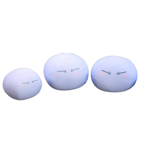 Almohada Redonda <span class=keywords><strong>de</strong></span> Felpa Suave con Relleno <span class=keywords><strong>de</strong></span> Espuma en Forma <span class=keywords><strong>de</strong></span> Cara Sonriente - Product Image 1