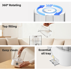 Humidificateurs d'air ultrasoniques commerciaux à brume fraîche, grand format, avec logo personnalisé, fabriqués en Chine, humidificateurs intelligents 2026 pour la maison, grande pièce - Product Image 2