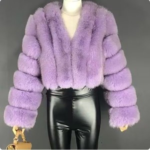 Manteaux en fausse fourrure de <span class=keywords><strong>renard</strong></span> moelleux pour femmes, vestes tendance d'hiver, trench-coats, grande taille, nouveau design pour adultes, vêtements chauds d'extérieur pour maman et <span class=keywords><strong>moi</strong></span> - Product Image 6