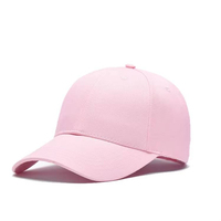 Gorra de Béisbol Deportiva de 6 Paneles, 100% Algodón, Lisa, de Alta Calidad, con Logotipo Bordado Personalizado