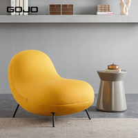 Ensemble de canapé de bureau moderne convertible à cadre en métal avec fauteuil inclinable et design teddy pour hôtel et maison
