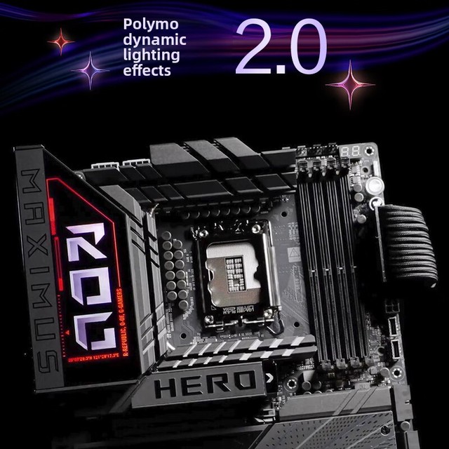 The New ROG MAXIMUS Z890 HERO Motherboard Supports Intel CPUs 285K/265K/265KF for Desktop Use