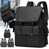 Sac à dos pour ordinateur portable de voyage d'affaires en PU de haute qualité, grande capacité, imperméable, tendance, décontracté, pour étudiants, Sac dos Mochilas