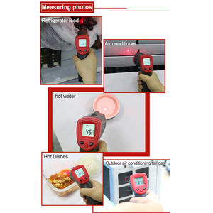 Termómetro Infrarrojo de Alta Calidad con Forma de Pistola, Rango de Temperatura -50~380 °C, Termómetro sin Contacto para la Industria - Product Image 5