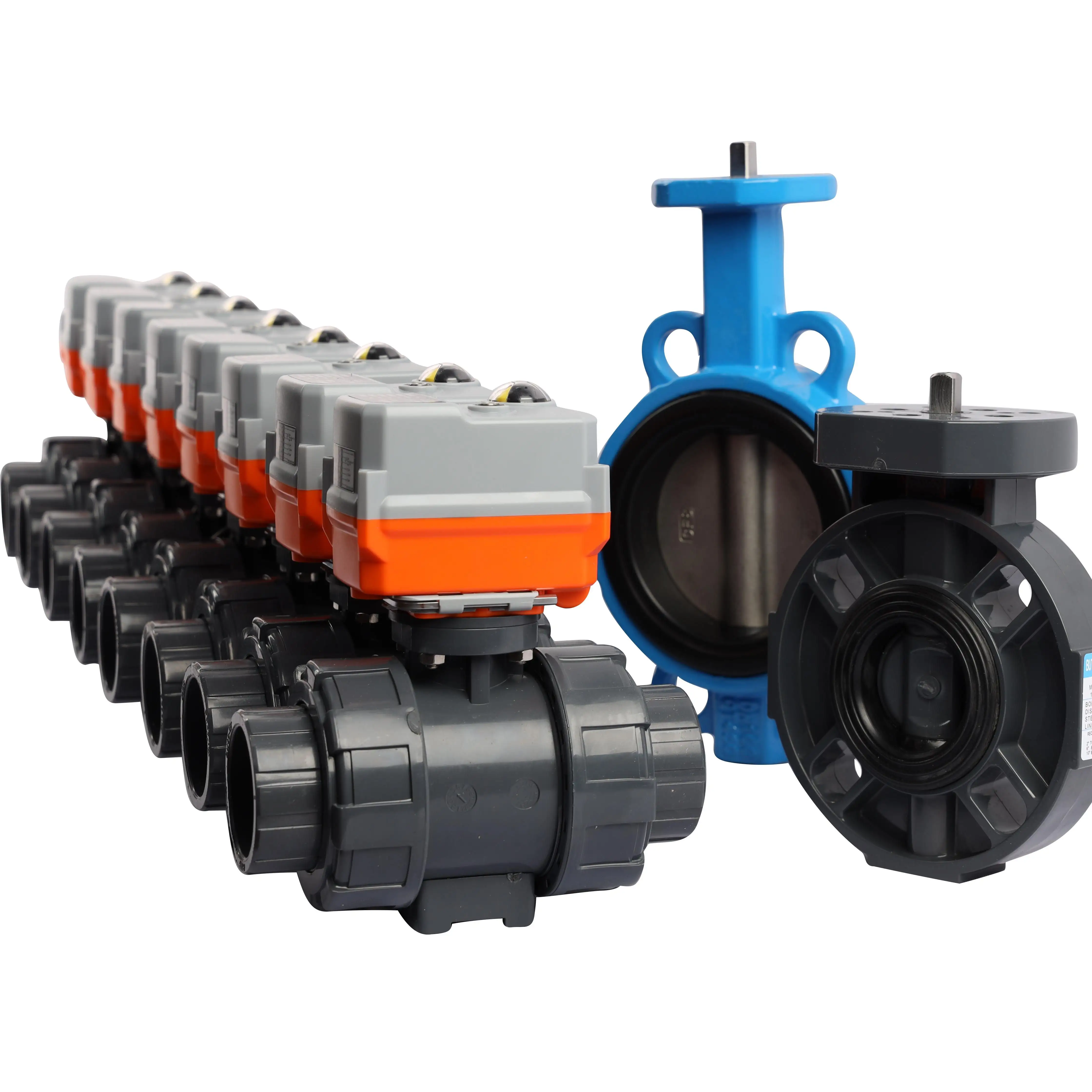 dn25 dn32 2 way motorized 24v valve actuators pvc Electric operated Control Water 12v Motorized Valve Actuator