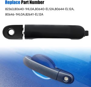 80641-YC100 80644-YC000 มือจับประตูด้านนอกเหมาะสำหรับนิสสันสำหรับเวอร์ซา ซีดาน ทีด้า แฮทช์แบ็ก 2004-2011 เปลี่ยนมือจับ 80640-YC100 - Product Image 6