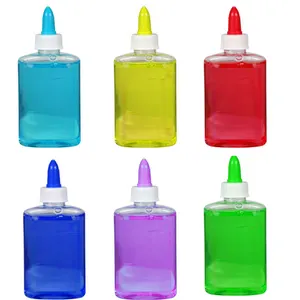 热卖颜色清除清洗液体天然胶粘剂胶水粘液和孩子