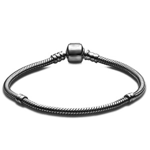 Rz Authentic 925 Sterling Silver <strong>Charm</strong> Snake Chain Bracelet <strong>Bangle</strong> Women's Romantic Party Accessories Fashion Gift - Product Image 5