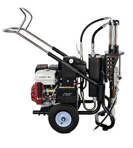 Machine de pulvérisation airless professionnelle à moteur essence 5075 psi 9 CV pour revêtements visqueux à base d'huile et mastic polyéthylène - haute performance - Product Image 1