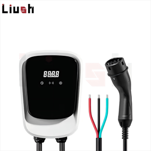 7kw 32a चार्जिंग गन बैटरी इलेक्ट्रिक सुव होम उपयोग चार्जिंग स्टेशन के लिए डिस्प्ले कार्ड स्वाइप करने के साथ 2025 - Product Image 2