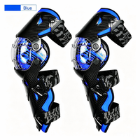 Protections de genoux pour moto HIGOCHI, style sportif, design articulé réglable, matériau PP, unisexe, absorption des chocs, protection anti-chute