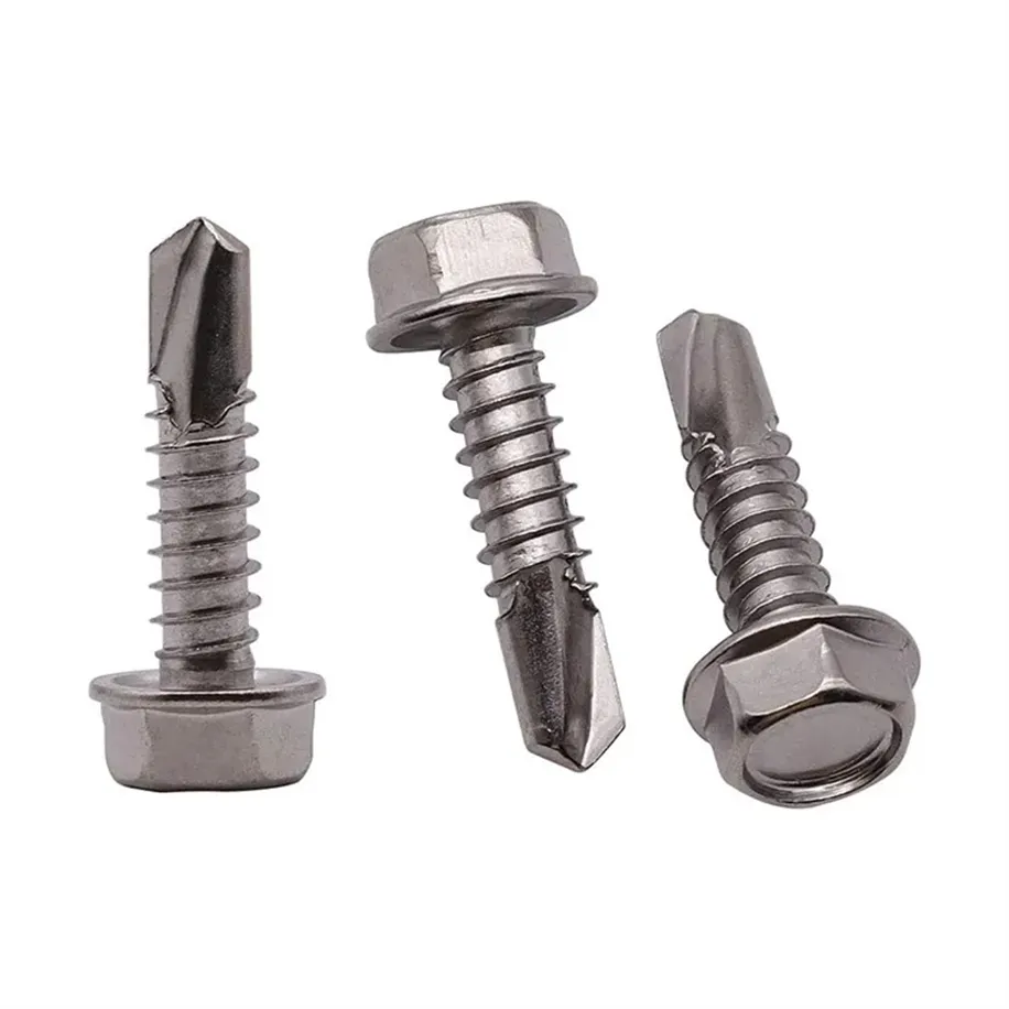 Stainless Steel Drill Screws Hexagonal Self-Tapping Dovetail Color Tile Self Drilling Screws