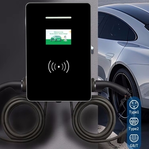 สถานีชาร์จรถยนต์ไฟฟ้าแบบพกพา 14kw 22kW 44kW แบบสองหัวชาร์จ พร้อมระบบ RFID การ์ด ชาร์จเร็ว รองรับแอพพลิเคชั่น  WIFI และบลูทูธ - Product Image 6