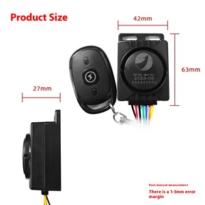 Intelligent pour dispositif <span class=keywords><strong>antivol</strong></span> étanche contrôlé par application pour vélos électriques à trois roues Alarme de démarrage à distance 48v-60v - Product Image 5