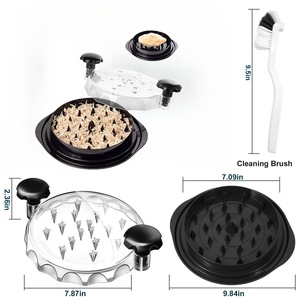 Broyeur à viande rond Syh193 en gros avec base antidérapante et couvercle transparent - Product Image 2