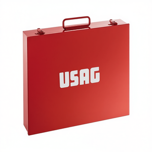Usag <b>Tool</b> <b>Box</b> 612 XL <b>Metal</b> Storage Case For Workshop Use - Product Image 3