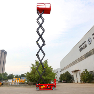 Plataforma elevadora de tijera autopropulsada eficiente, con batería de larga duración para trabajos de construcción durante todo el día - Product Image 5