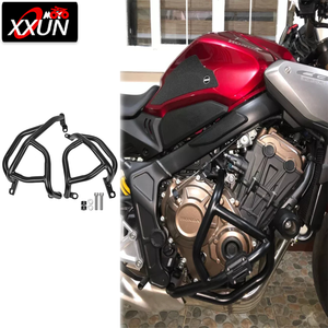 XXUN moto Crash Bar cadre corps protecteur moteur garde pare-chocs pour <span class=keywords><strong>Honda</strong></span> CB650R CB <span class=keywords><strong>650R</strong></span> CB650 R <span class=keywords><strong>2019</strong></span> 2020 2021 2022 2023 - Product Image 1