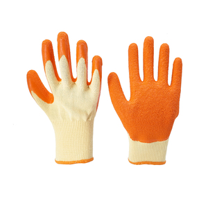Guantes de construcción de látex de algodón personalizados, guantes de trabajo sumergidos en látex resistentes, guantes de trabajo de construcción personalizados - Product Image 4