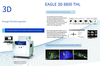 Máquina de Inspección AOI 3D Eagle 3D 8800 THL, Equipo de Detección de Defectos SMT THT