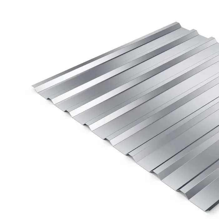 Kualitas puas pelat baja bergelombang galvanis lembar manufaktur atap 0.4mm 24 Gauge dari pabrik Cina