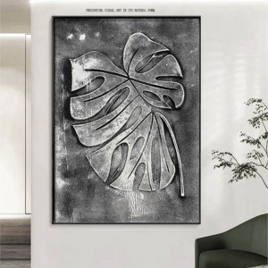 2025 Bán Buôn Tùy Chỉnh Tường Trừu Tượng Nghệ Thuật Wabi Sabi Khách Sạn Tường Nghệ Thuật 100% Handmade 3D Kết Cấu Thạch Cao Sơn - Product Image 3