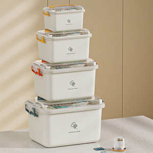 医療キット多機能プラスチック医薬品保管箱応急処置緊急供給工場 - Product Image 4