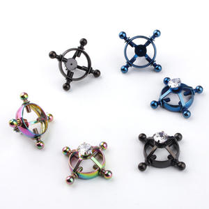 Menggoda Aksesoris Seks Puting Sekrup Puting Susu Klem Puting Sekrup dengan Berlian untuk Wanita Seks Permainan - Product Image 1