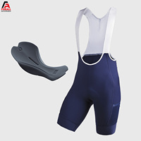 Short de cyclisme à bretelles taille plus sur mesure pour hommes de l'équipe de vélo de route OEM Pro Pantalon de sport en nylon bon marché pour adultes
