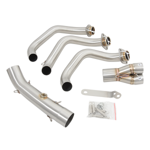Yamaha MT-09 FZ-09 Tracer 900 GT için Tam Sistem Motosiklet Egzoz Borusu 304 Paslanmaz Çelik Header Manifold Susturucu - Product Image 3
