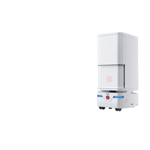 Robot de livraison intelligent Yunji Android pour les chambres d'hôtel avec interaction vocale et écran LCD - Utilisation commerciale - Product Image 1