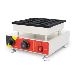 Guangzhou de catering euipement poffertjes eléctrico holandés máquina de gofres con mini de la máquina de La crepe