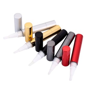 Custom Printed Logo Cosmetic Packaging Tubes Matte Black Cuticle Oil <b>Nail</b> Polish Twist Pen With <b>Brush</b> - Product Image 1