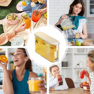 Tea Package <b>Drinks</b> Refrigerator Juice Beverage <b>Drink</b> Cooler Dispenser Plastic <b>Jugs</b> - Product Image 3